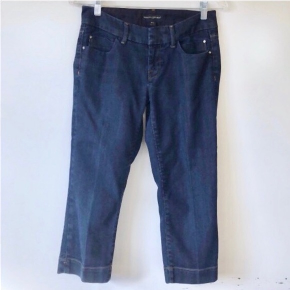 Banana Republic Denim - Banana Republic Dark Wash Cropped Blue Jean | 26/2